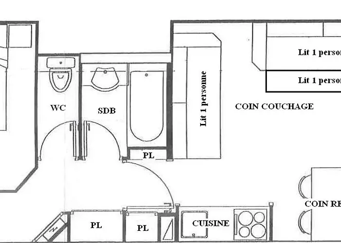 Apartment Sud Au Pied Des Pistes, 5 Pers., Balcon - Fr-1-455-7
